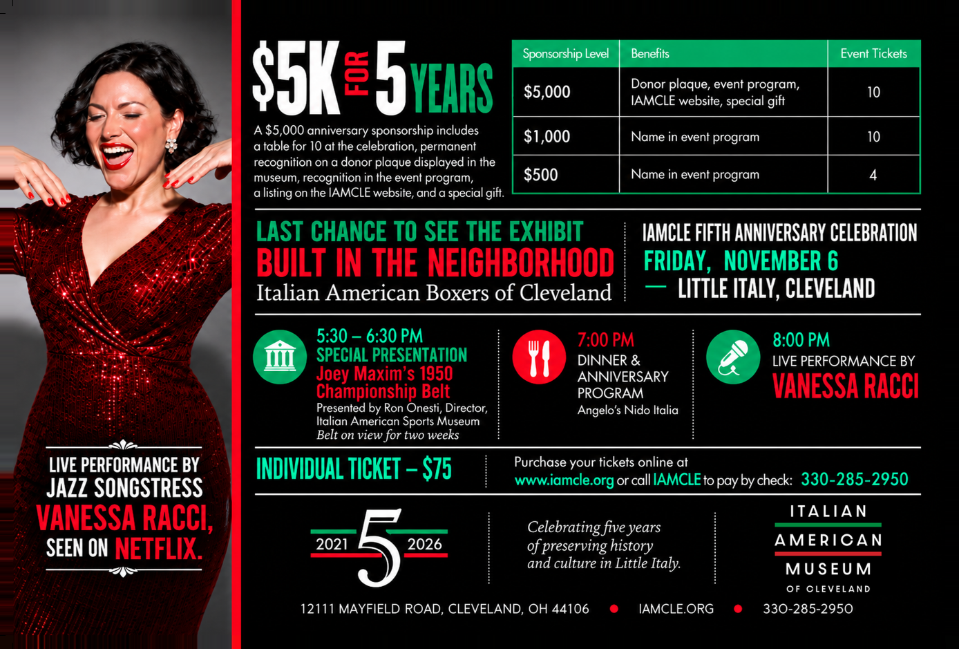 $5K for 5 Years: Fifth Anniversary Gala